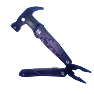چکش چندکاره ۱۸ کاره کمپینگ و بقا مدل Multifunctional Tool مجهز به چخماق و سوت نجات